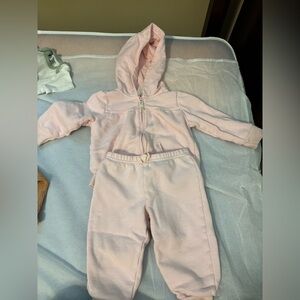 Carter's Light Pink Hoodie and Jogger Set